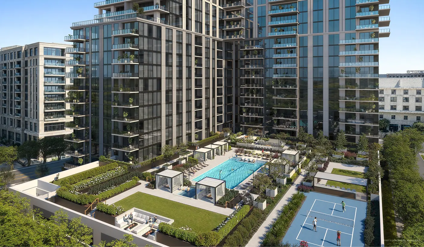 Elyse Buckhead Exterior and Amenity Deck